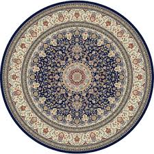 Mansour's persian & oriental rugs. Home Decorators Collection Nicholson Blue Ivory 5 Ft X 5 Ft Round Indoor Area Rug 9172740310 The Home Depot