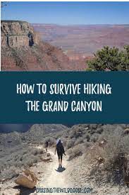 Tips For Surviving The Grand Canyon Camping And Hiking Grand Canyon Travel Activities