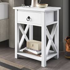 White nightstands and bedside tables are incredibly powerful additions to a bedroom. Wayfair Gold White Nightstands You Ll Love In 2021