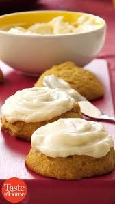 Taste Of Home On Instagram These Easy Pumpkin Cookies Are Pleasantly Spiced Everyone Enjoys The Soft C Pumpkin Cookies Easy Pumpkin Cookies Dessert Recipes