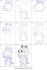 How To Draw Sly From Animal Crossing Printable Drawing Sheet By Drawingtutorials101 Com In 2020 Animal Crossing Fan Art Animal Crossing Animal Sketches