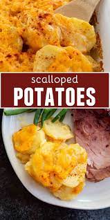 Homemade Scalloped Potatoes Taste And Tell Recipe Scalloped Potatoes Scalloped Potato Recipes Potato Recipes