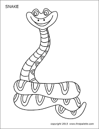 Use this lesson in your classroom, homeschooling curriculum or just you can choose to do it indoors or outdoors. Snake Free Printable Templates Coloring Pages Firstpalette Com
