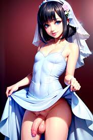 Rule 34 - 1boy Ai Generated Balls Black Hair Bob Cut Bottomless Bride  Crossdressing Dress Lift Femboy Flaccid Male Male Only Penis Scrotum  Testicles Wedding Dress | 8720699