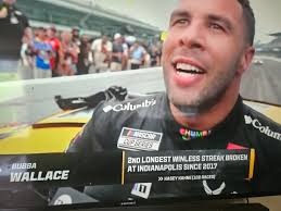 Signed door panel from brickyard 400 race