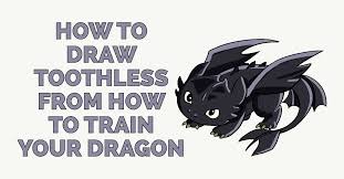 Contour toothless the dragon, trying to vary the thickness and darkness of the line. How To Draw Toothless From How To Train Your Dragon Really Easy Drawing Tutorial