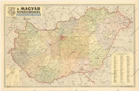 Magyarország térképek > 9 weboldal. A Magyar Nepkoztarsasag Kozigazgatasi Terkepe