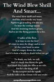 Funeral Poems For Sailors And Seamen Sympathy Card Messages