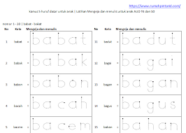 Maybe you would like to learn more about one of these? Lembar Latihan Menulis Untuk Anak Rumah Pintar