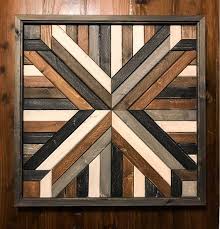 Large Primitive Geometric Quilted Wood Wall Art Etsy Large Wood Wall Art Wood Wall Art Geometric Wall Art