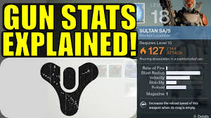 Destiny Weapon Stats Explained Attack Is Not Damage