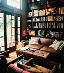 Cozy Chairs And Sky High Built Ins Home Libraries Home Library Home