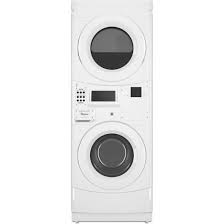 For small spaces, you can't do better than a single appliance that washes and dries. Whirlpool 3 1 Cu Ft Commercial Front Load Washer And 6 7 Cu Ft Gas Dryer Laundry Center With Powerful Drive System White Cgt9100gq Best Buy