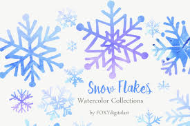 Check spelling or type a new query. Christmas Snow Flakes Watercolor Clipart By Foxydigitalart Thehungryjpeg Com