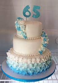 65th Anniversary Cake Made To Look Like The Original Wedding Cake With A Few Updates Adde Anniversary Cake Wedding Anniversary Cakes 65th Wedding Anniversary