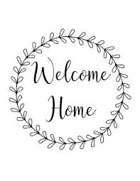 Black And White Welcome Banner Png Welcome Home Free Printable Welcome Home Cards Welcome Home Banners Welcome Home Signs