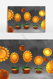  C4d Kartun Asli Bunga Matahari Transparan Tanpa Elemen Latar Belakang Elemen Grafis Templat Psd Unduhan Gratis Pikbest Cartoon Sunflower Graphic Elements Christmas Post