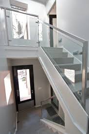 Glass Rails Contemporary Staircase Modern Stairs Stair Railing Design Modern Stair Railing