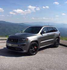 2012 Jeep Grand Cherokee Srt8 Graphite Metallic With Black Spider Monkeys Jeep Grand Cherokee Jeep Cherokee