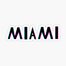 Fonts pool text generator is an amazing tool, that help to generate images of your own choice fonts. Sticker Miami Vice Redbubble