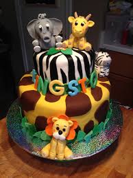 Pin By Stephanie Gustafson On Sweet Thang S Confection Creations Baby Shower Cakes For Boys Jungle Baby Shower Cake Safari Birthday Cakes