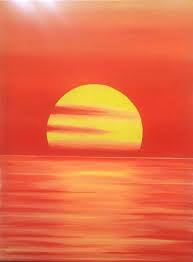 I have several sunset paintings on this painting website that guide the beginner through each step. 70 Easy Canvas Painting Ideas For Beginners Fashion Hombre Sunset Canvas Painting Sunset Painting Acrylic Sunset Painting