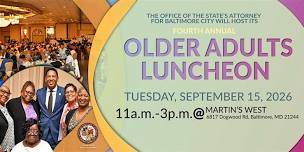 BCSAO's 4th Annual Older Adult Luncheon
