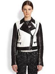 Proenza Schouler Waxy Leather Motorcycle Jacket Leather Motorcycle Jacket Jackets Motorcycle Jacket