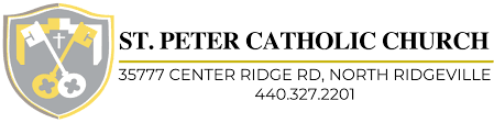 Saturday at 5:00 p.m., and sunday at 11:00 a.m. St Peter Church North Ridgeville Oh