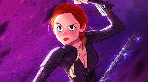 Black Widow Avengers Endgame Cartoon Art, black-widow, superheroes, artist,  artwork, HD wallpaper | Peakpx