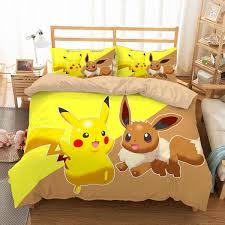 3d Customize Pokemon Go Bedding Set Duvet Cover Set Bedroom Set Bedlinen Pokemon Room Duvet Cover Sets Duvet Covers