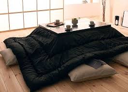 Kotatsu It S A Table With A Heater On The Underside Japanese Homes Often Don T Have Central Heat So Rooms Are Col Japanese Decor Japanese House Kotatsu Table