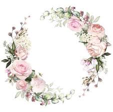 Sciana Dessin De Fleur Cadre Fleur Couronne De Fleurs