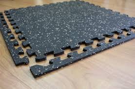 6mm Energy Rubber Tile Low Cost Gym Flooring Rubber Tiles Rubber Flooring Gym Flooring