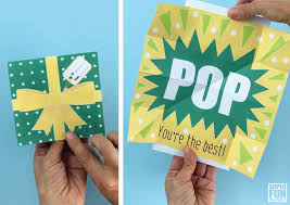 Explosion box for beginners | how to make explosion box. Fathers Day Explosion Cards The Craft Train