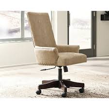 Crafted with a performance laminate product to withstand the chaos of everyday living. Baldridge Rustic Brown Casual Upholstered Swivel Desk Chair On Sale Overstock 20847421