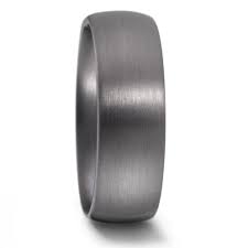 7mm Plain Tantalum Matt Wedding Ring