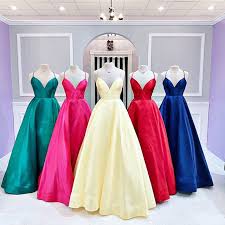 She Is The Gold At The End Of The Rainbow Mimi S Bridal Boutique On Instagram She Is The Gold At The End Of The Rainbow Which Color Would You Wear To P In 2020 With Images Elegant Dresses Dresses Gorgeous Dresses