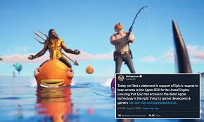 Hi, i have just purchased the yellow jacket skin and vbucks for fortnite but they are not appearing on my fortnite account can someone please help. Microsoft Backs Fortnite Maker Epic Games In Row With Apple Daily Mail Online