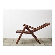 Applaro Reclining Chair Outdoor Foldable Brown Brown Stained Brown Ikea Recliner Chair Wood Folding Chair Chair