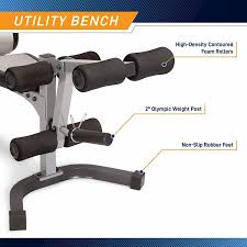 Marcy Deluxe Cage System Machine With Weight Lifting Bench Home Gym Pm5108 For Sale Online Ebay