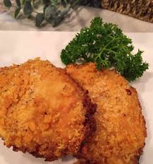 Kittencal's moist breaded italian baked pork chops recipe. Oven Fried Butter Crumb Pork Chops Norine S Nest