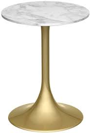 Shop for round marble coffee table online at target. Swan White Marble Top Round Side Table With Brass Base Cfs Furniture Uk