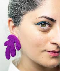 Needle Felt Earrings