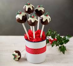Christmas Pudding Cake Pops Recipe Creative Christmas Food Christmas Pudding Christmas Cake