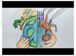 Hellow friends this is a drawing of world environment day painting with oil pastel step by. World Environment Day Easy Drawing How To Draw Save Environment Save Earth Poster Save Environment Pos Earth Day Drawing Earth Drawings Save Earth Drawing