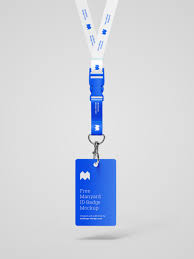 Download Free Lanyard Id Badge Mockup Free Mockup