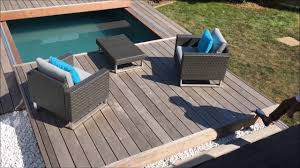 Terrasse Mobile De Piscine Un Rolling Deck En 2 Parties A Margency Youtube