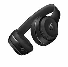 Matte Black Beats By Dr Dre Beats Solo 3 Fast Fuel Class 1 Wireless Headphones Beats In Ear Headphones Black Headphones Wireless Headphones