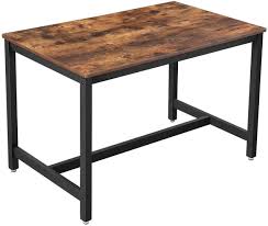 Custommade dining tables are handcrafted by american artisans with quality made to last. Industrial Dining Table Alinru Kdt75x Vasagle Lunares Store